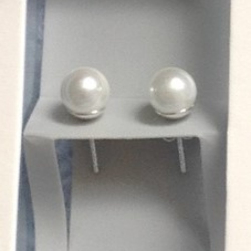 Pearl Earrings 7-8mm Sterling Silver